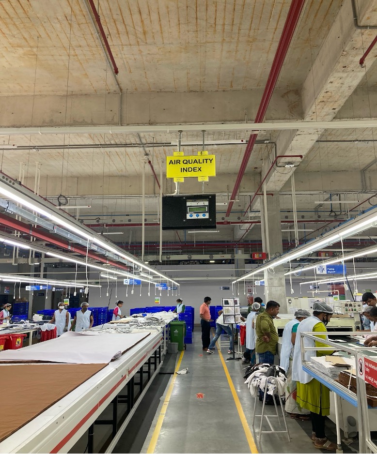 Image: Cascale member cut and sew factory during Higg FEM verificationImage credit: Dhawall Mane